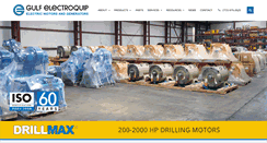 Desktop Screenshot of gulfelectroquip.com